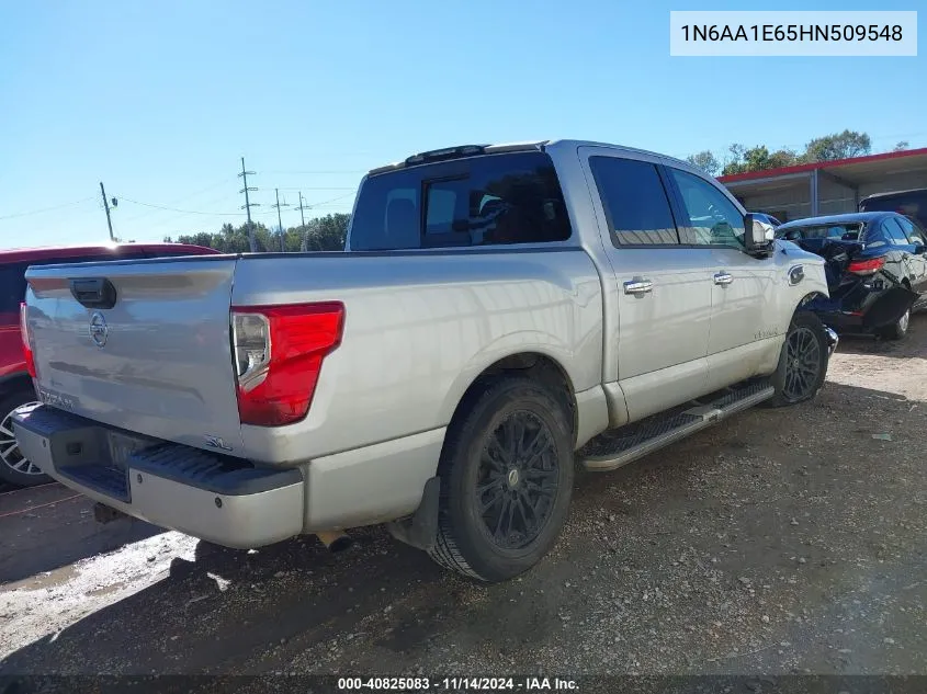 2017 Nissan Titan Sl VIN: 1N6AA1E65HN509548 Lot: 40825083