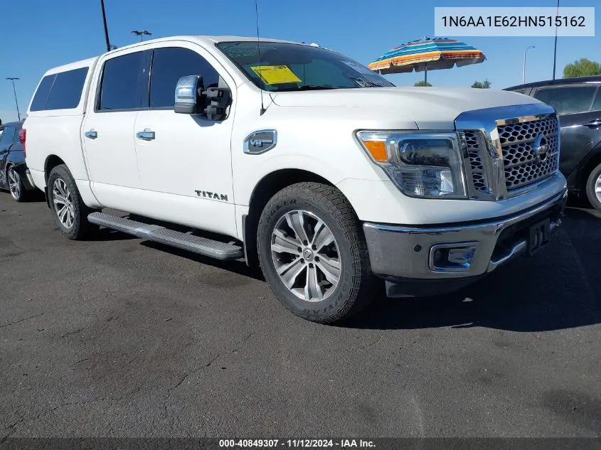 2017 Nissan Titan Sl VIN: 1N6AA1E62HN515162 Lot: 40849307