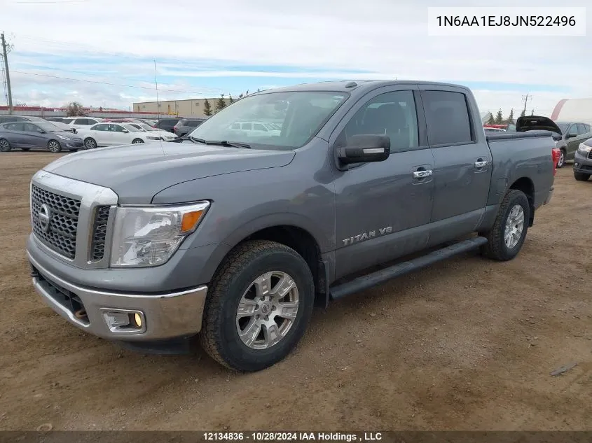 2018 Nissan Titan VIN: 1N6AA1EJ8JN522496 Lot: 12134836