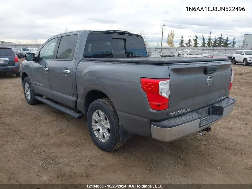 2018 Nissan Titan VIN: 1N6AA1EJ8JN522496 Lot: 12134836