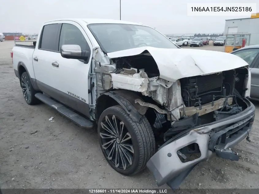 2018 Nissan Titan VIN: 1N6AA1E54JN525186 Lot: 12158601