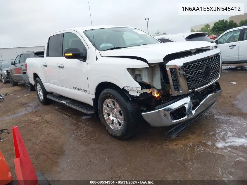 2018 Nissan Titan Sv VIN: 1N6AA1E5XJN545412 Lot: 39534954