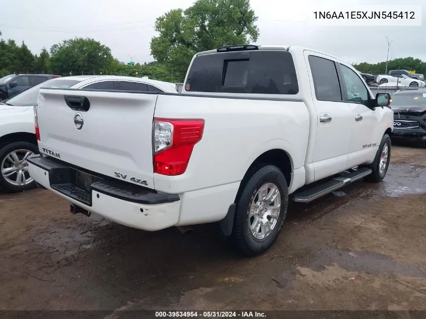 1N6AA1E5XJN545412 2018 Nissan Titan Sv