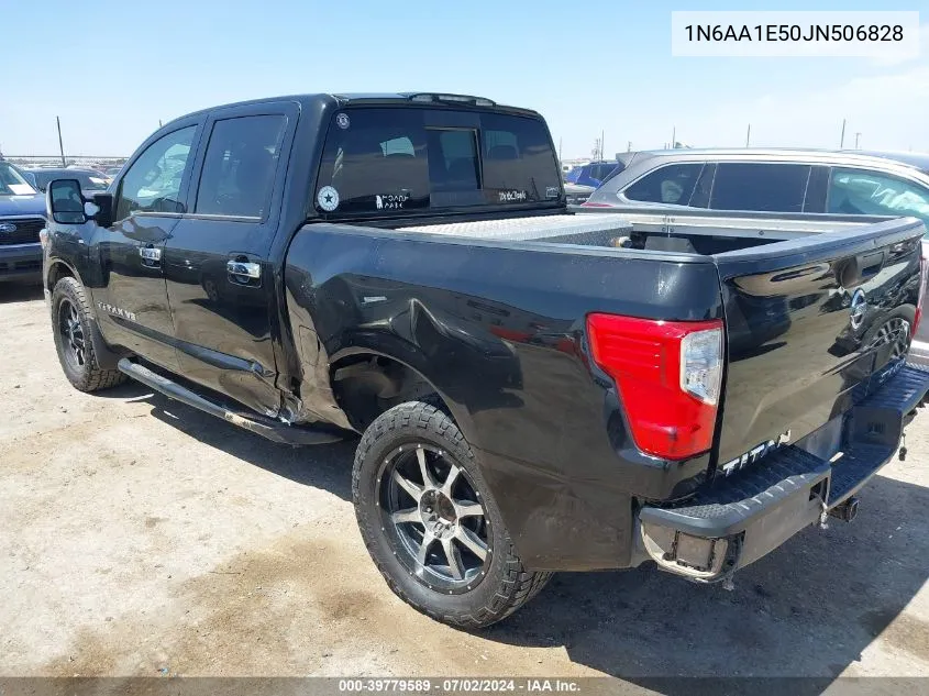 1N6AA1E50JN506828 2018 Nissan Titan Sv