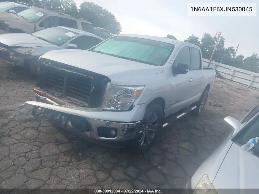 2018 Nissan Titan Sv VIN: 1N6AA1E6XJN530045 Lot: 39912034