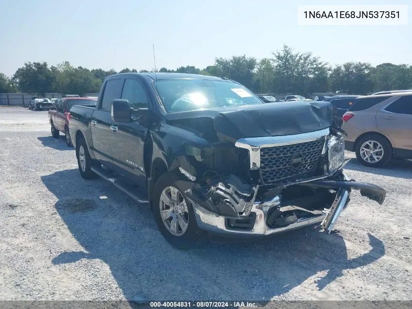 2018 Nissan Titan Sv VIN: 1N6AA1E68JN537351 Lot: 40054831