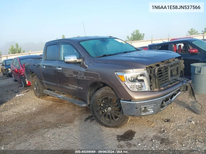 2018 Nissan Titan Sv/Sl/Pro-4X/Plat Res VIN: 1N6AA1E58JN537566 Lot: 40259069