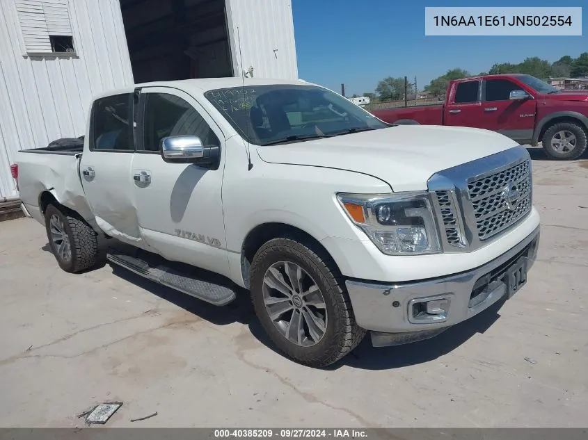 2018 Nissan Titan Sl VIN: 1N6AA1E61JN502554 Lot: 40385209