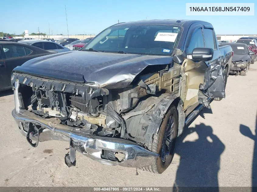 2018 Nissan Titan Sv VIN: 1N6AA1E68JN547409 Lot: 40457905