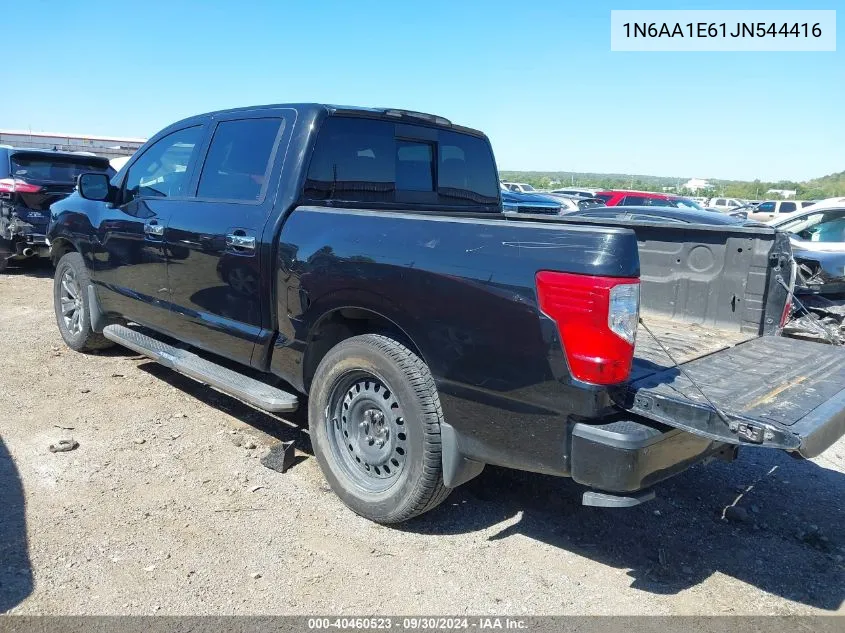 2018 Nissan Titan Sv VIN: 1N6AA1E61JN544416 Lot: 40460523