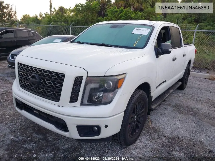 1N6AA1E51JN545380 2018 Nissan Titan Sv/Sl/Pro-4X/Plat Res