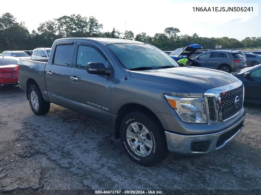 2018 Nissan Titan S VIN: 1N6AA1EJ5JN506241 Lot: 40473767