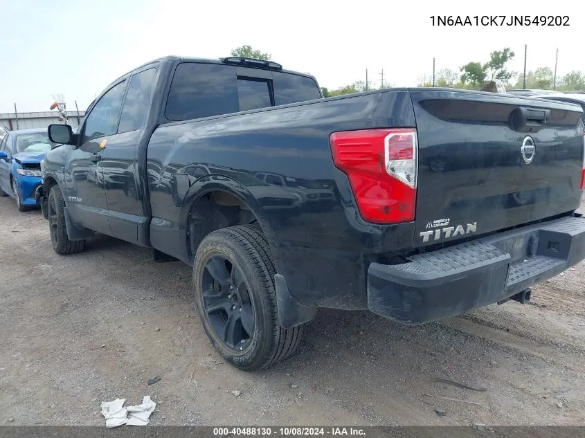 2018 Nissan Titan S VIN: 1N6AA1CK7JN549202 Lot: 40488130