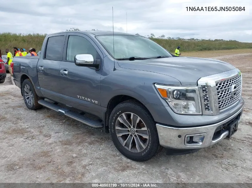 2018 Nissan Titan Sv/Sl/Platinum Reserve VIN: 1N6AA1E65JN505084 Lot: 40503799