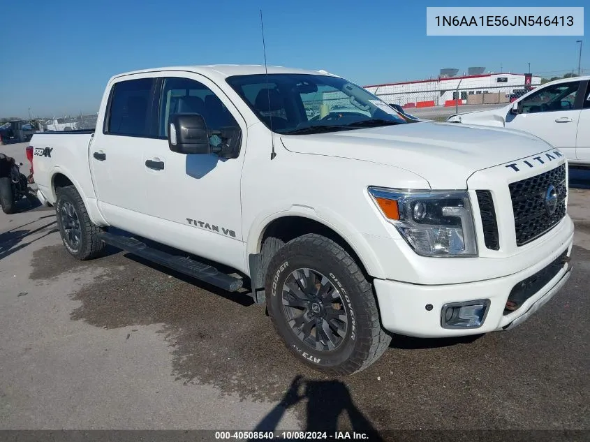 2018 Nissan Titan Platinum Reserve/Pro-4X/S/Sl/Sv VIN: 1N6AA1E56JN546413 Lot: 40508540