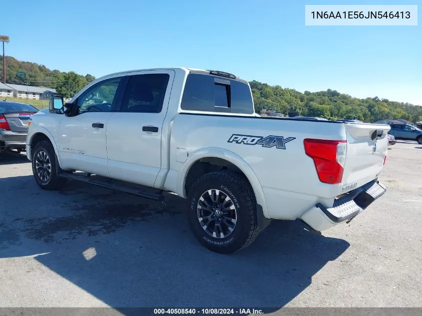 2018 Nissan Titan Platinum Reserve/Pro-4X/S/Sl/Sv VIN: 1N6AA1E56JN546413 Lot: 40508540