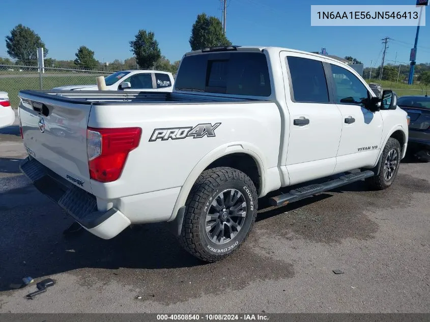 2018 Nissan Titan Platinum Reserve/Pro-4X/S/Sl/Sv VIN: 1N6AA1E56JN546413 Lot: 40508540