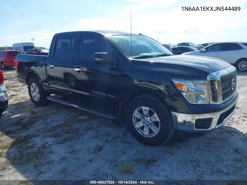 2018 Nissan Titan Sv VIN: 1N6AA1EKXJN544489 Lot: 40537924