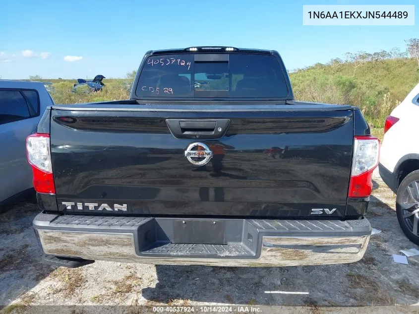 2018 Nissan Titan Sv VIN: 1N6AA1EKXJN544489 Lot: 40537924