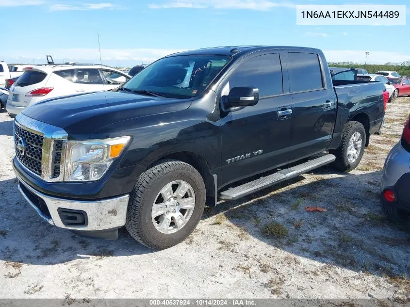 2018 Nissan Titan Sv VIN: 1N6AA1EKXJN544489 Lot: 40537924