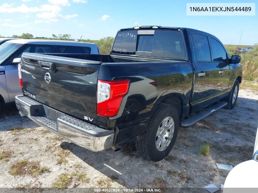 2018 Nissan Titan Sv VIN: 1N6AA1EKXJN544489 Lot: 40537924