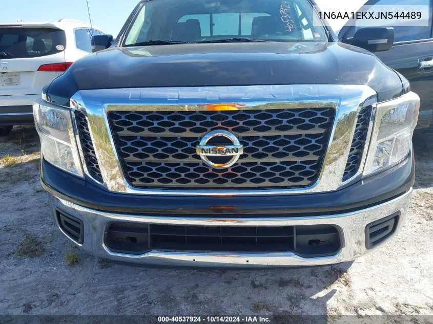 2018 Nissan Titan Sv VIN: 1N6AA1EKXJN544489 Lot: 40537924