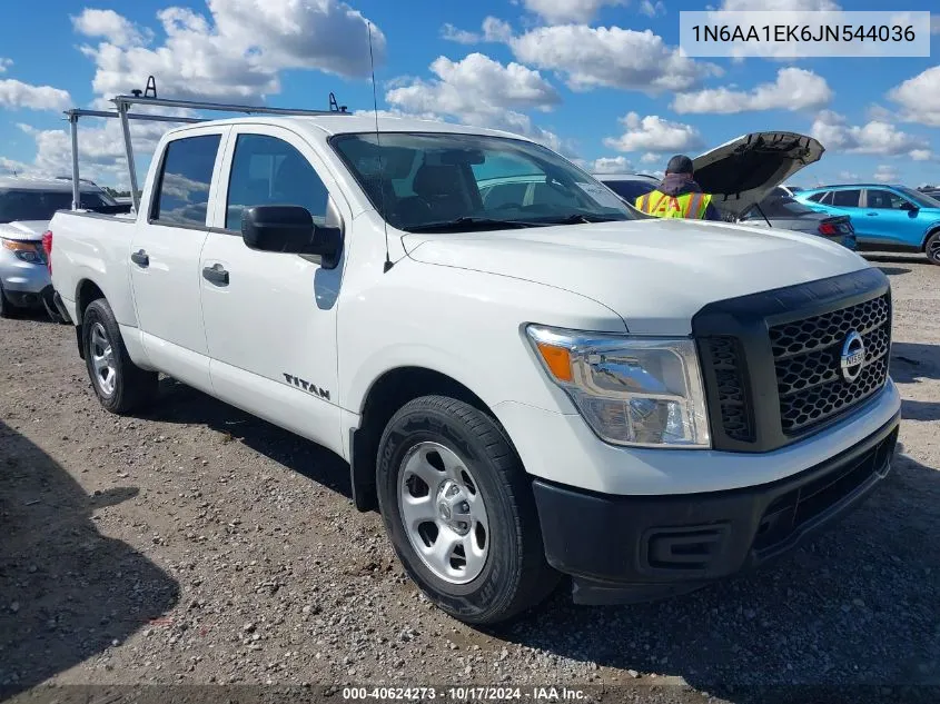 2018 Nissan Titan S VIN: 1N6AA1EK6JN544036 Lot: 40624273