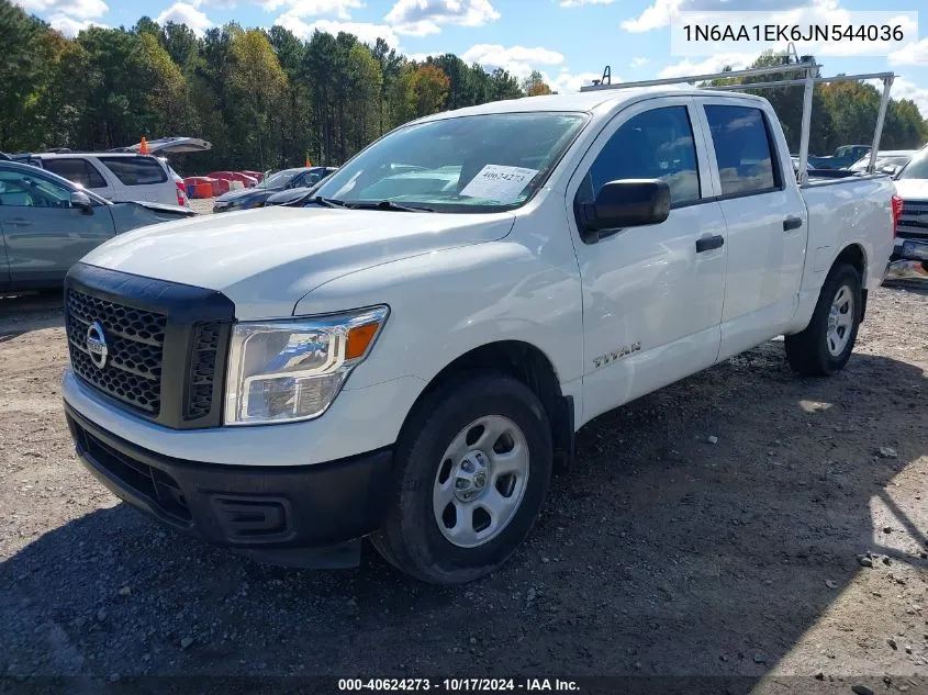 2018 Nissan Titan S VIN: 1N6AA1EK6JN544036 Lot: 40624273