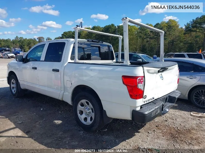 2018 Nissan Titan S VIN: 1N6AA1EK6JN544036 Lot: 40624273