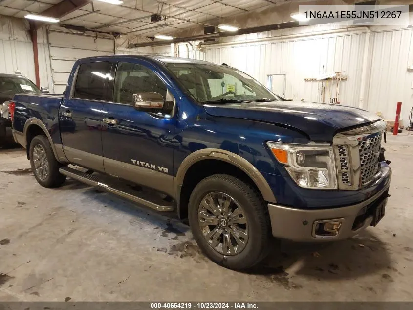 2018 Nissan Titan Platinum Reserve VIN: 1N6AA1E55JN512267 Lot: 40654219