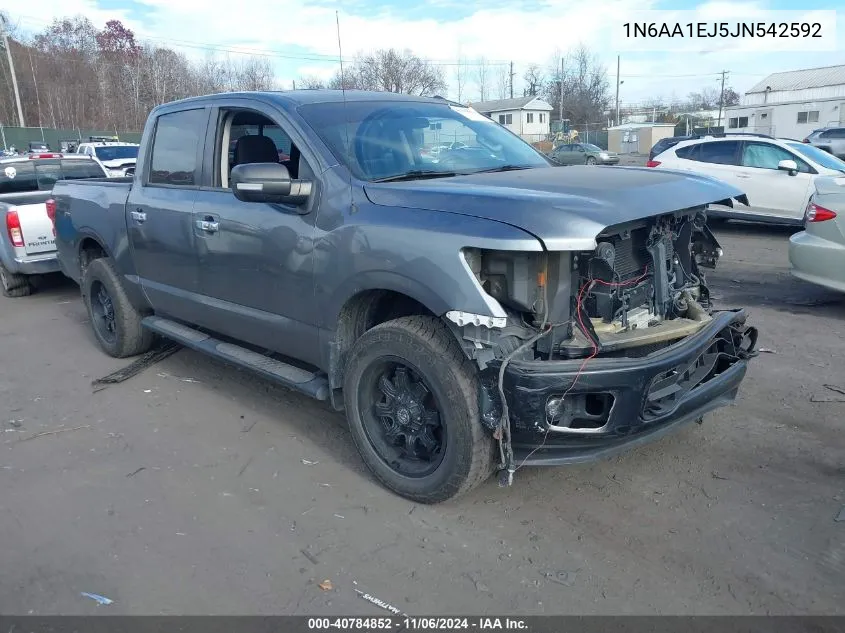 2018 Nissan Titan Sv VIN: 1N6AA1EJ5JN542592 Lot: 40784852