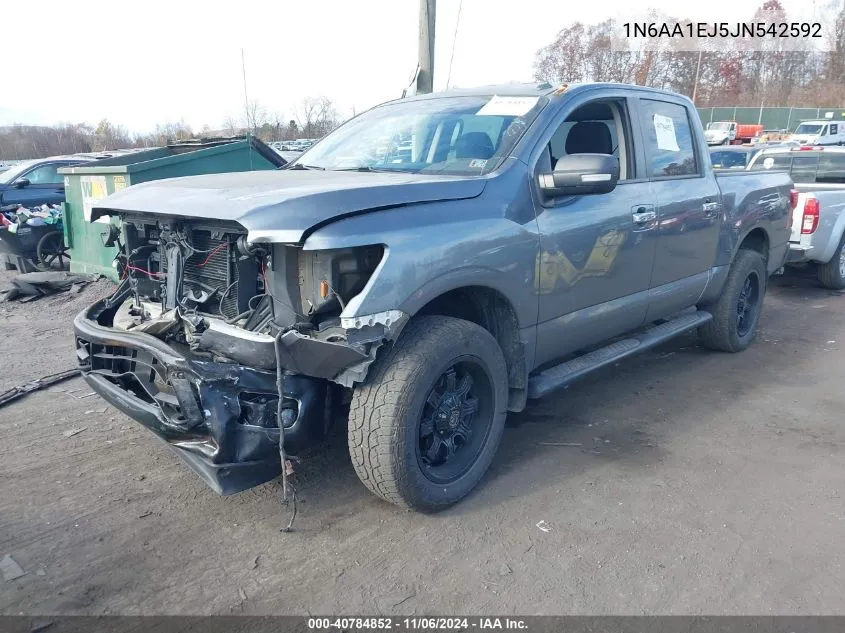 2018 Nissan Titan Sv VIN: 1N6AA1EJ5JN542592 Lot: 40784852