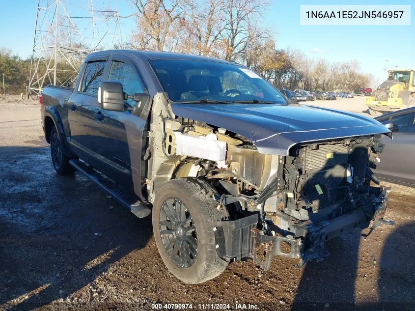 2018 Nissan Titan Platinum Reserve/Pro-4X/S/Sl/Sv VIN: 1N6AA1E52JN546957 Lot: 40790974