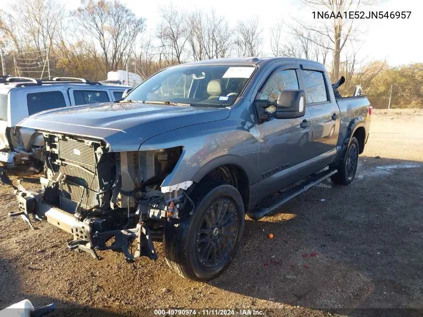 2018 Nissan Titan Platinum Reserve/Pro-4X/S/Sl/Sv VIN: 1N6AA1E52JN546957 Lot: 40790974