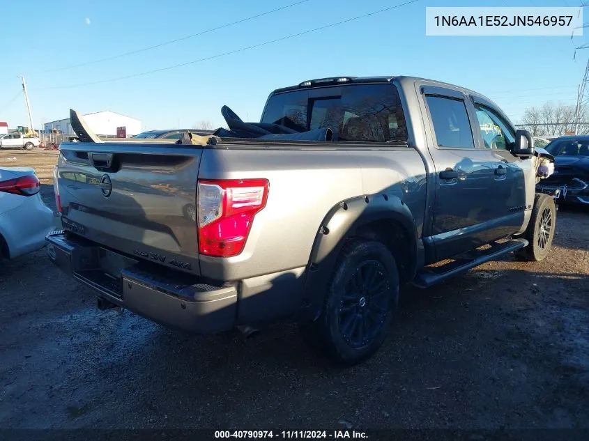 2018 Nissan Titan Platinum Reserve/Pro-4X/S/Sl/Sv VIN: 1N6AA1E52JN546957 Lot: 40790974