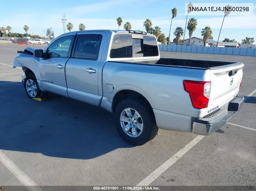 2018 Nissan Titan Sv VIN: 1N6AA1EJ4JN500298 Lot: 40791801