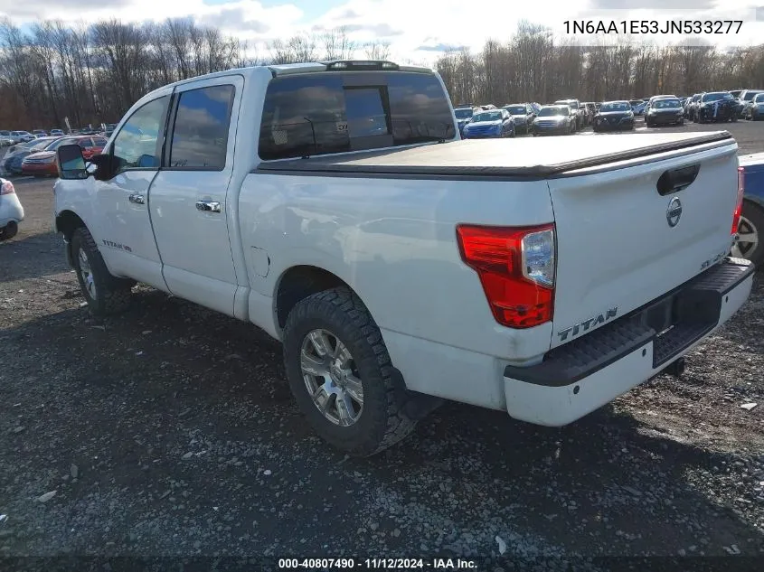 2018 Nissan Titan Sv VIN: 1N6AA1E53JN533277 Lot: 40807490