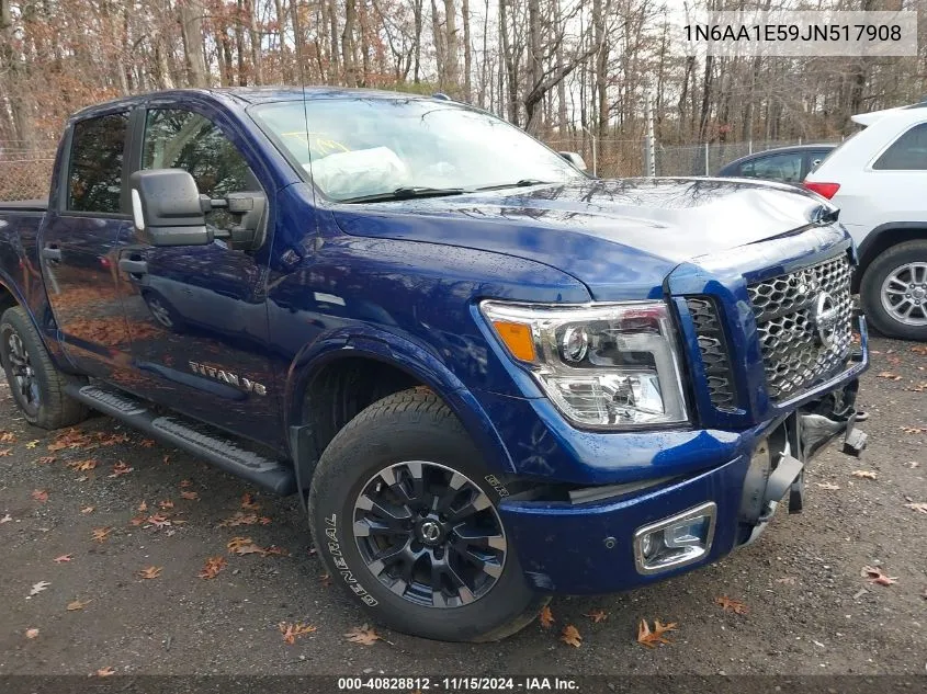 2018 Nissan Titan Pro-4X VIN: 1N6AA1E59JN517908 Lot: 40828812