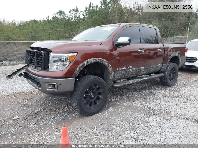 2018 Nissan Titan Platinum Reserve VIN: 1N6AA1E50JN512550 Lot: 40859606