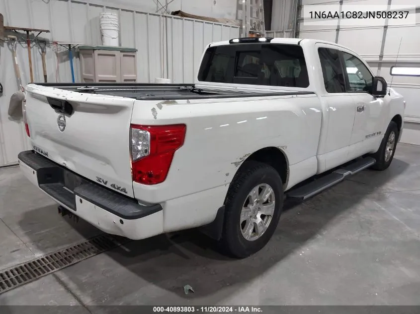 2018 Nissan Titan Sv VIN: 1N6AA1C82JN508237 Lot: 40893803