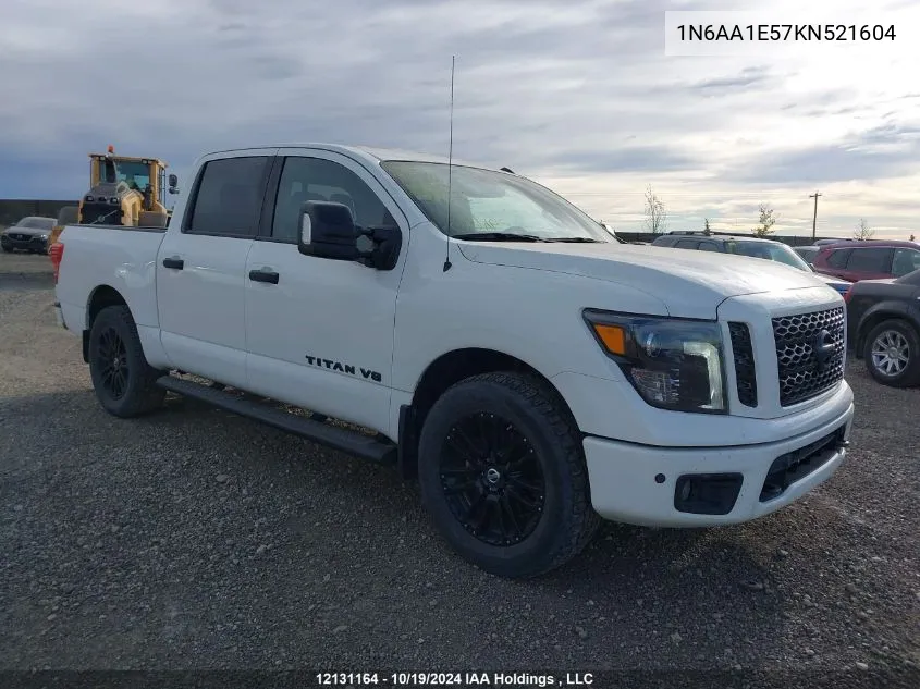 2019 Nissan Titan VIN: 1N6AA1E57KN521604 Lot: 12131164