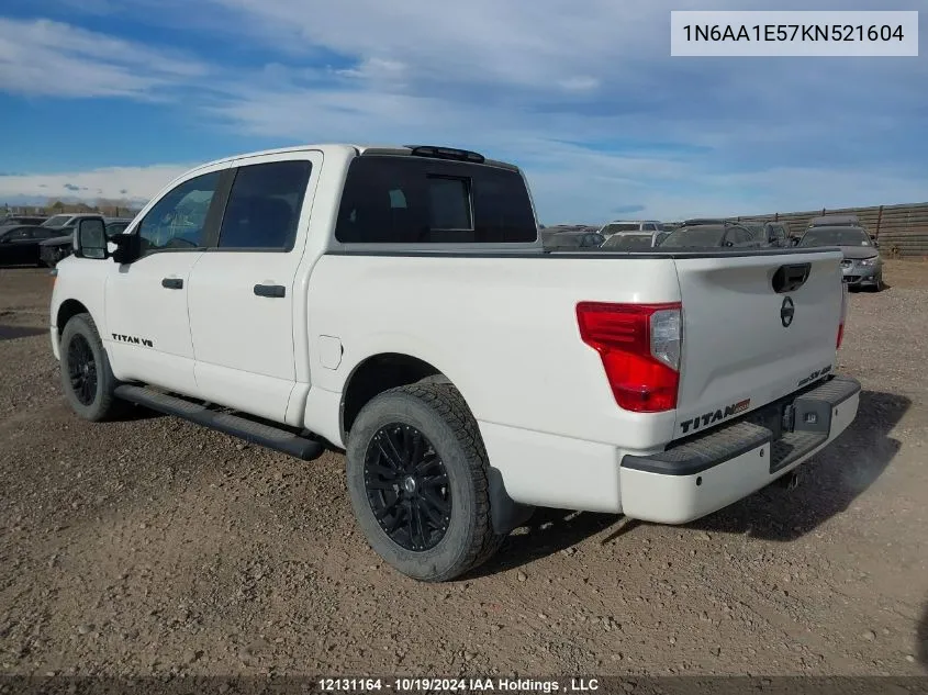 2019 Nissan Titan VIN: 1N6AA1E57KN521604 Lot: 12131164