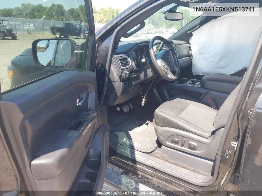 1N6AA1E5XKN513741 2019 Nissan Titan Sv