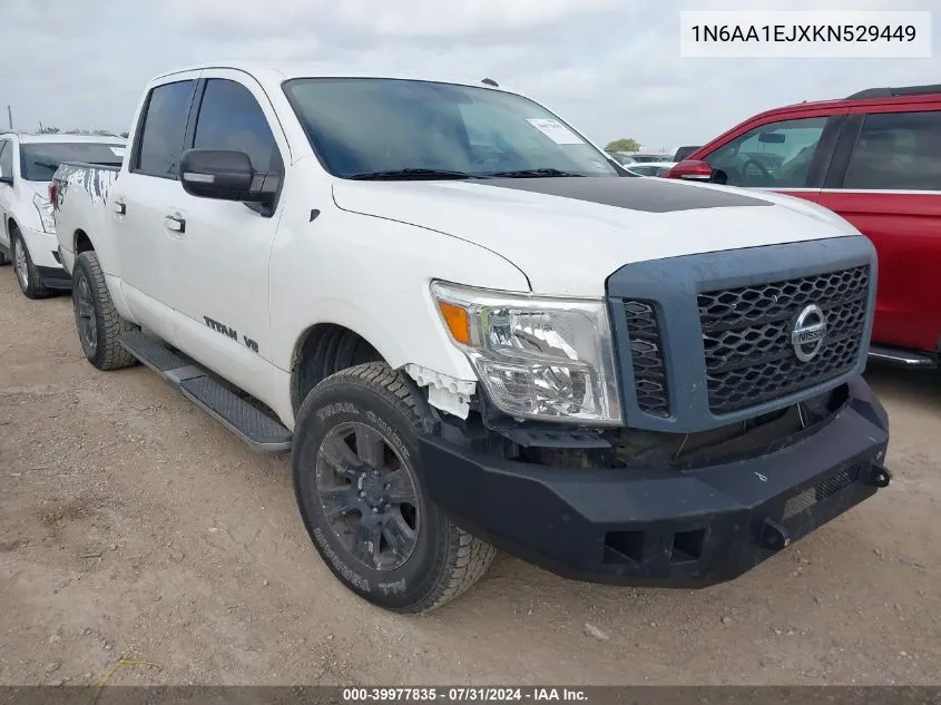 2019 Nissan Titan Sv VIN: 1N6AA1EJXKN529449 Lot: 39977835