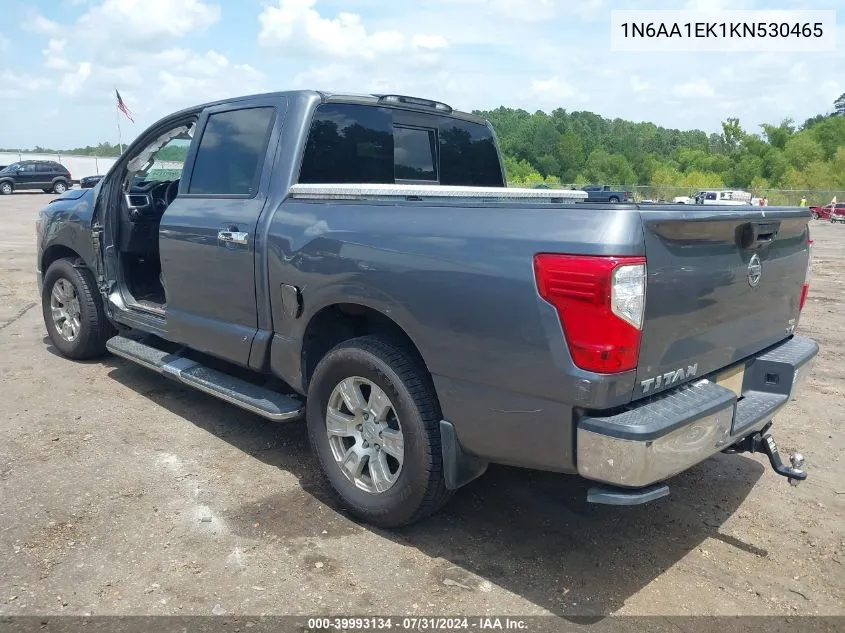 2019 Nissan Titan Sv VIN: 1N6AA1EK1KN530465 Lot: 39993134