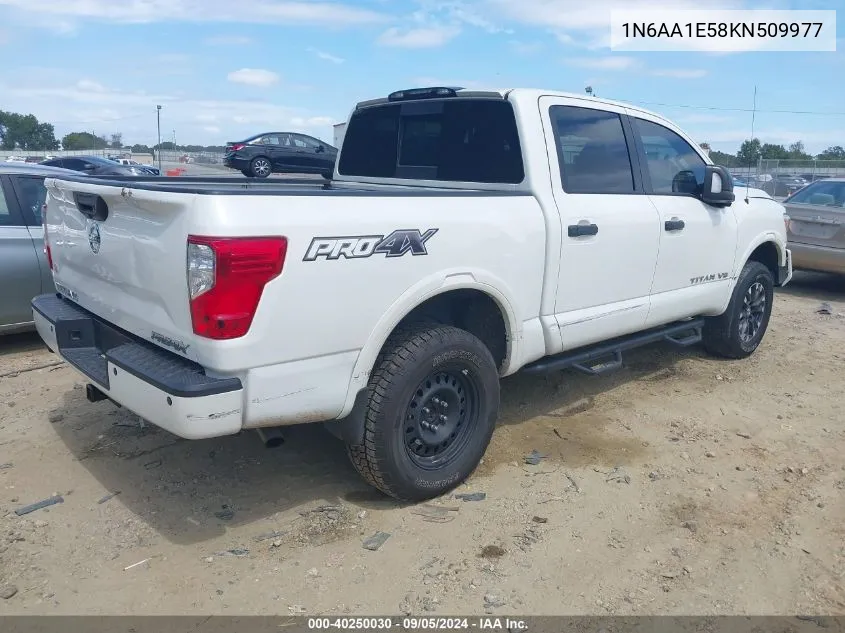 2019 Nissan Titan Pro-4X VIN: 1N6AA1E58KN509977 Lot: 40250030