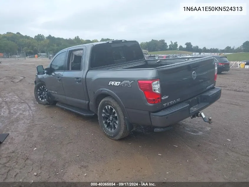 1N6AA1E50KN524313 2019 Nissan Titan Pro-4X