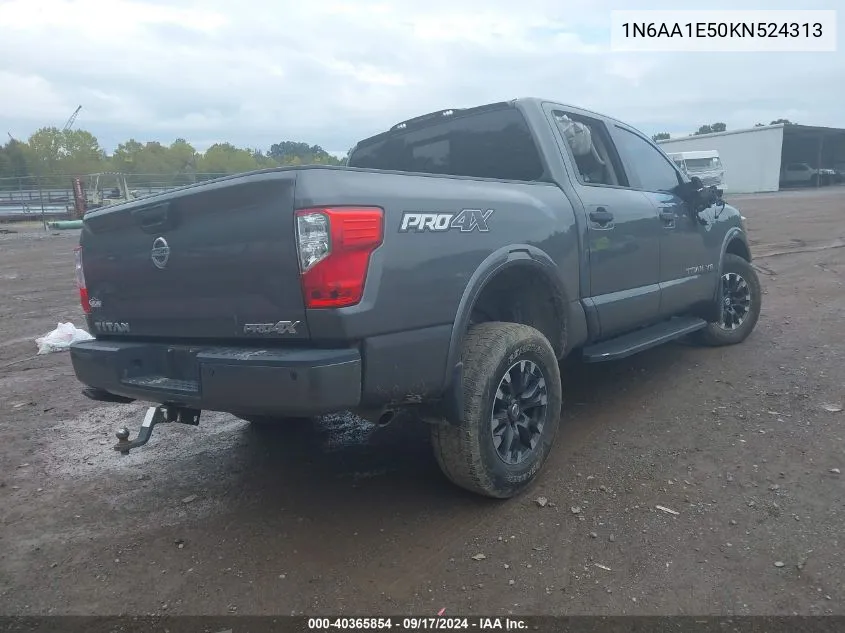 1N6AA1E50KN524313 2019 Nissan Titan Pro-4X