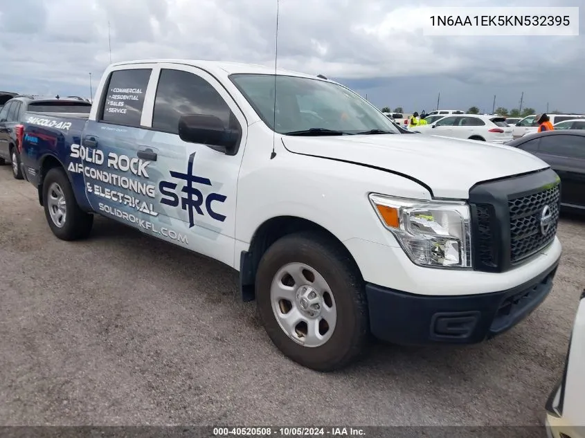 1N6AA1EK5KN532395 2019 Nissan Titan S/Sv