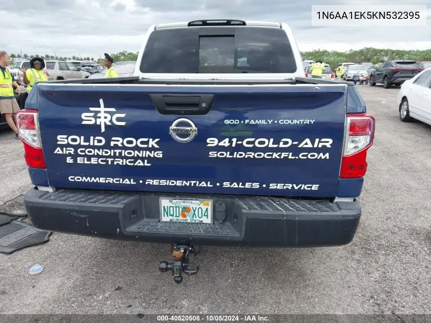 1N6AA1EK5KN532395 2019 Nissan Titan S/Sv